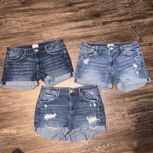 Aeropostale Denim Blue Women's Shorts BUNDLE
